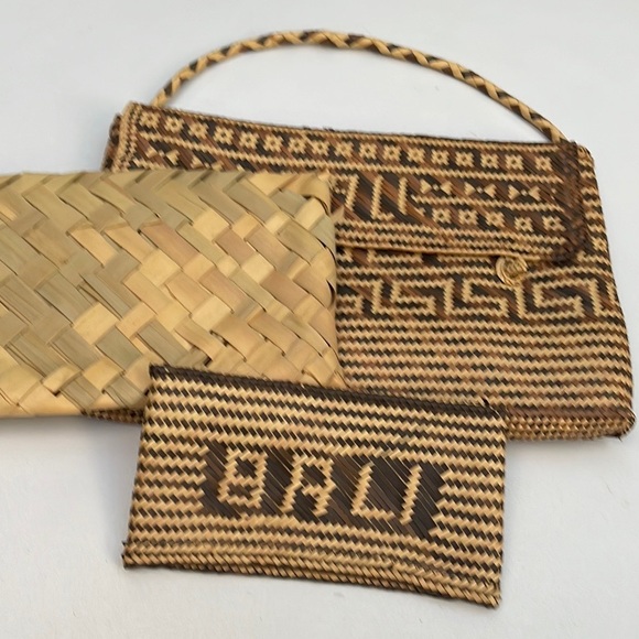 Bali Handmade Straw Bundle Of Bags - Picture 16 of 16